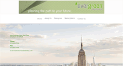 Desktop Screenshot of evergreen-financial.com